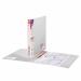 This photo shows a pack of 10 Snopake Executive Ring Binders. The binders have 2 O-ring mechanisms and are designed for A4 size documents. They are made of clear plastic and each binder has a ring width of 15mm.