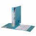 The photo shows 10 vibrant blue Snopake Ring Binders, each with 2 O-Rings and a 25mm ring size. These binders are from the Superline collection and are designed to hold A4 sized documents.