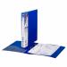 This picture shows 10 Snopake A5 ring binders in the color Electra Blue. Each binder has 2 O-rings and a 15mm ring size. The design is from the Superline range, making these binders durable and high-quality. Perfect for organizing and storing A5-sized documents.