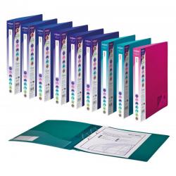 Cheap Stationery Supply of Snopake Superline Ring Binder 2 O-Ring A4 25mm Rings Electra Assorted (Pack 10) 31644SN Office Statationery