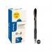 Pilot G-207 Retractable Gel Rollerball Pen 0.7mm Tip 0.39mm Line Black (Pack 20) - 3131910516460 31648PT
