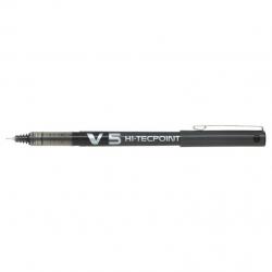 Cheap Stationery Supply of Pilot V5 Hi-Tecpoint Liquid Ink Rollerball Pen 0.5mm Tip 0.3mm Line Black (Pack 20) 31669PT Office Statationery