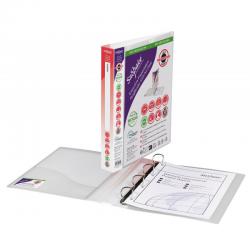 Cheap Stationery Supply of Snopake Executive Presentation Ring Binder Polypropylene 4 D-Ring A4 25mm Rings Clear (Pack 10) 31672SN Office Statationery