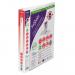 Snopake Executive Presentation Ring Binder Polypropylene 4 D-Ring A4 25mm Rings Clear (Pack 10) - 13386 31672SN
