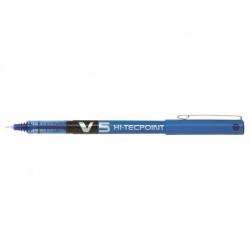 Cheap Stationery Supply of Pilot V5 Hi-Tecpoint Liquid Ink Rollerball Pen 0.5mm Tip 0.3mm Line Blue (Pack 20) 31676PT Office Statationery