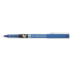 Cheap Stationery Supply of Pilot V5 Hi-Tecpoint Liquid Ink Rollerball Pen 0.5mm Tip 0.3mm Line Blue (Pack 20) 31676PT Office Statationery