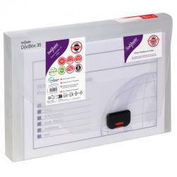 Cheap Stationery Supply of Snopake Docbox A4 35mm Clr Office Statationery
