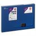 Snopake DocBox Polypropylene A4 35mm Spine Width Push Lock Closure Blue - 12858 31938SN