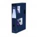 Snopake DocBox Polypropylene A4 60mm Spine Width Push Lock Closure Blue - 12867 31945SN