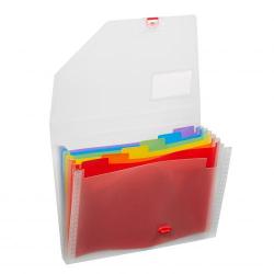 Cheap Stationery Supply of Rainbow 6part Expand Organiser A4 Office Statationery