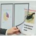 Magiboards Solo Magnetic Sign Holder A4 Grey (Pack 12) - AW1400GRY 32299MA