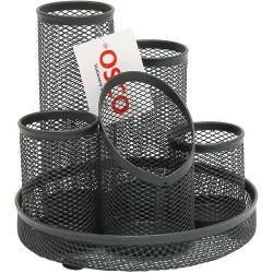 Cheap Stationery Supply of OSCO Wire Mesh Pen Pot 5 Compartments Graphite 33055DT Office Statationery