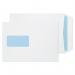 This image features a pack of 500 white C5 envelopes with a pocket window and self seal closure. Each envelope measures 229x162mm and is made of 100gsm paper. Perfect for everyday use.