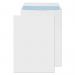 The photograph shows a pack of 250 C4 white envelopes, with a plain design and self-seal closure. Each envelope is 324x229mm and made of 100gsm paper. These everyday envelopes are practical and reliable for any occasion.