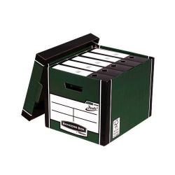 Cheap Stationery Supply of Fellowes Bankers Box Premium Storage Box Presto Board Green (Pack 10) 7260801 35179FE Office Statationery