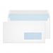 Blake Purely Everyday Wallet Envelope DL Peel and Seal Right-Hand Window 100gsm White (Pack 500) - 25885RH 35183BL