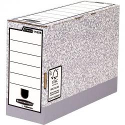 Cheap Stationery Supply of Fellowes Bankers Box System Folio Transfer File Board Grey (Pack 10) 1180501 35228FE Office Statationery