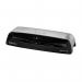 This photograph features the sleek and modern design of the Fellowes Neptune 3 A3 Laminator. Its silver and black color scheme adds a touch of sophistication to any workspace. The machine is shown in use, creating perfectly laminated documents with ease.