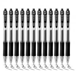 Cheap Stationery Supply of Zebra Sarasa Retractable Gel Rollerball Pen 0.7mm Tip 0.5mm Line Black (Pack 12) 36590ZB Office Statationery