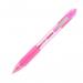 Zebra Z-Grip Smooth Rectractable Ballpoint Pen 1.0mm Tip Pink (Pack 12) - 22567 36716ZB