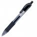A photo of Zebra Pen Gel Rollerball Pens would show three sleek, retractable pens with black ink. The 0.7mm tip produces a 0.5mm line, making for smooth and precise writing. These pens are perfect for any office or school setting.