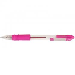 Cheap Stationery Supply of Zebra Z-Grip Retractable Ballpoint Pen 1.0mm Tip Pink (Pack 12) 36975ZB Office Statationery