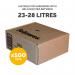 Fellowes Shredder Waste Bag 23-28 Litre Clear (Pack 100) 36052 36985FE