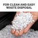 Fellowes Shredder Waste Bag 121-143 Litre Clear (Pack 50) 3605801 36999FE