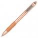Zebra Z-Grip Rose Gold Retractable Ballpoint Pen 1.0mm Tip 0.4mm Line Rose Gold Barrel Black Ink (Pack 12) - 15060 37171ZB