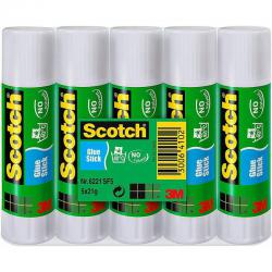Cheap Stationery Supply of Scotch Permanent Glue Stick 21g (Pack 5) 7100115512 38795MM Office Statationery