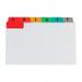 Concord Guide Cards A-Z 152x102mm White with Multicoloured Tabs - 15298 39449CC