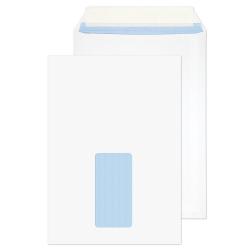Cheap Stationery Supply of ValueX Pocket Envelope C5 Peel and Seal Window 100gsm White (Pack 500) 40093BL Office Statationery