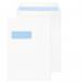 The photograph shows a pack of 250 ValueX C4 white envelopes, each measuring 324x229mm. They have a pocket window and are self-sealing, perfect for everyday use. The envelopes have a weight of 90gsm and are part of the ValueX range.