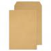 This image showcases a pack of 250 standard A4 sized C4 manilla pocket envelopes. The envelopes are plain and self-sealing, ready to be used for everyday mailing needs. They are made of 80gsm paper and measure 324x229mm, making them a versatile and efficient choice.