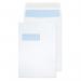 This image shows a pack of 125 C4 white pocket envelopes with a window, peel and seal closure, and 25mm gusset. The envelopes are made of 140gsm paper and have dimensions of 324x229mm. They are part of the ValueX Gusset Envelopes series and are designed for everyday use.