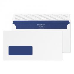 Cheap Stationery Supply of Blake Premium Pure Wallet Envelope DL Peel and Seal Window 120gsm Super White Wove (Pack 500) 40261BL Office Statationery