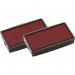 A vibrant red COLOP E20 replacement ink stamp pad, designed to be used with self-inking word stamps. The compact size makes it convenient to use and store. Comes in a pack of 2 for long-lasting use. Designed for the COLOP stamp pads, it ensures sharp and clear impressions every time.