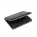 This photograph shows a COLOP stamp pad in black ink. The stamp pad measures 110x70mm and is the Micro 2 model. The COLOP brand is visible on the pad.
