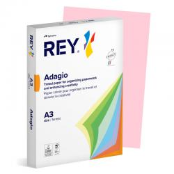 Cheap Stationery Supply of Rey Adagio Paper A3 80gsm Pink (Ream 500) ADAGI080X695 40510PC Office Statationery