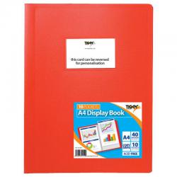 Cheap Stationery Supply of Tiger A4 10pkt Flexi Disp Book Asst Office Statationery