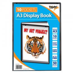 Cheap Stationery Supply of Tiger A3 Presentation Display Book 10 Pocket Black 42617TG Office Statationery