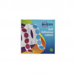 Cheap Stationery Supply of Avery Labels in Dispenser Round 19mm Diameter Green (Pack 1120 Labels) 24-507 43187AV Office Statationery