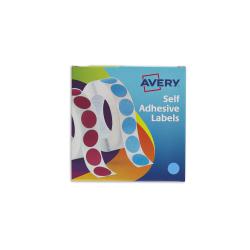 Cheap Stationery Supply of Avery Labels in Dispenser Round 19mm Diameter Blue (Pack 1120 Labels) 24-509 43201AV Office Statationery