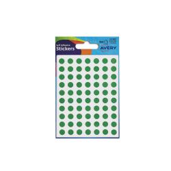 Cheap Stationery Supply of Avery Coloured Label Round 8mm Diameter Green (Pack 10 x 560 Labels) 32-302 43320AV Office Statationery