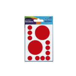 Cheap Stationery Supply of Avery Company Seal Label Red Pack 80 32-400 43355AV Office Statationery