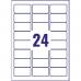 Avery Inkjet Address Label 63.5x34mm 24 Per A4 Sheet White (Pack 600 Labels) J8159-25 43551AV