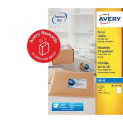 Cheap Stationery Supply of Avery Inkjet Address Label 200x289mm 1 Per A4 Sheet White (Pack 100 Labels) J8167-100 43656AV Office Statationery