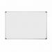 A sleek, modern 1500x1000mm magnetic whiteboard with an aluminium frame. The enamel surface is perfect for writing and erasing, while the magnetic feature allows for easy display of important documents. Ideal for any professional or educational setting.