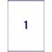 Avery Laser Parcel Label 199.6x289mm 1 Per A4 Sheet White (Pack 100 Labels) L7167-100 44258AV