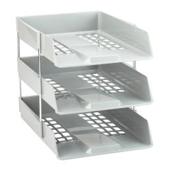 Cheap Stationery Supply of Avery Basics Letter Tray A4/Foolscap Portrait Grey 1132LGRY 44832AV Office Statationery